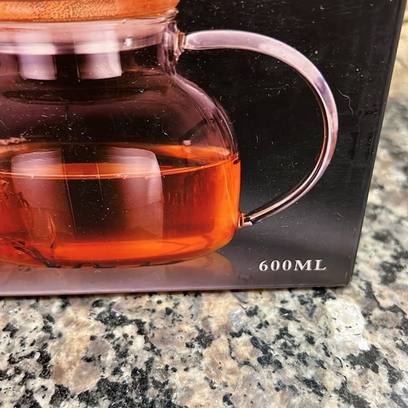 Glass teapot NIB - Picture 3 of 5